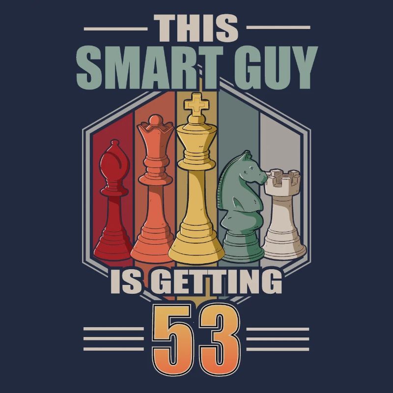 Smart Guy Is Getting 53 Retro Schach 53 Geburtstag