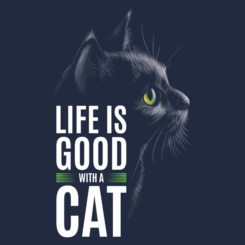 Das Leben Ist Gut Mit Einer Katze