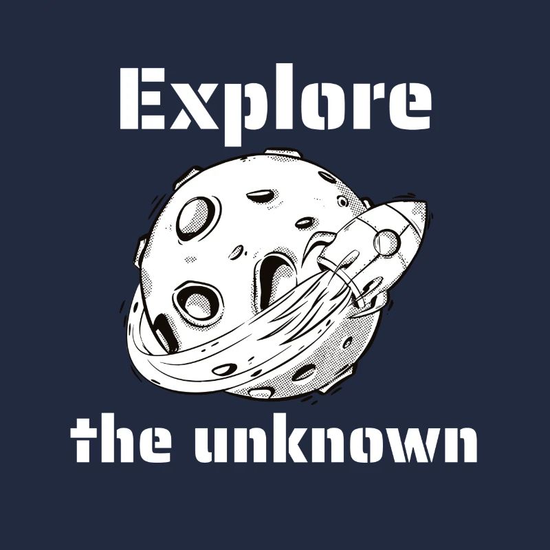 Explore The Unknown Retro Outer Space Designs