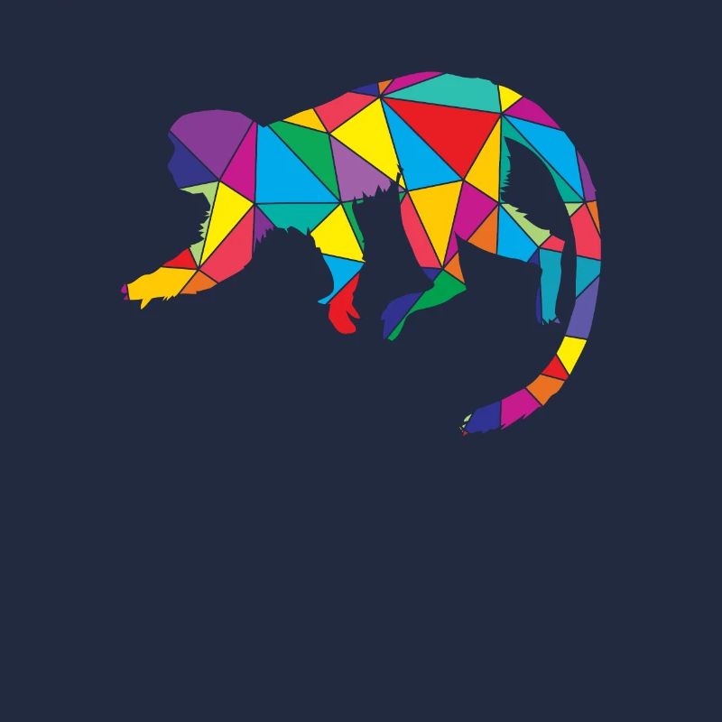 Affe Polygon Low Poly Wild Animal