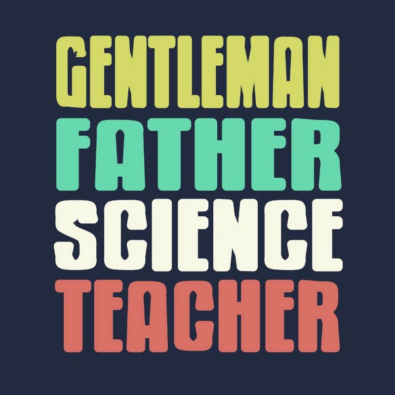 Gentleman Père Professeur de sciences Professeur rétro