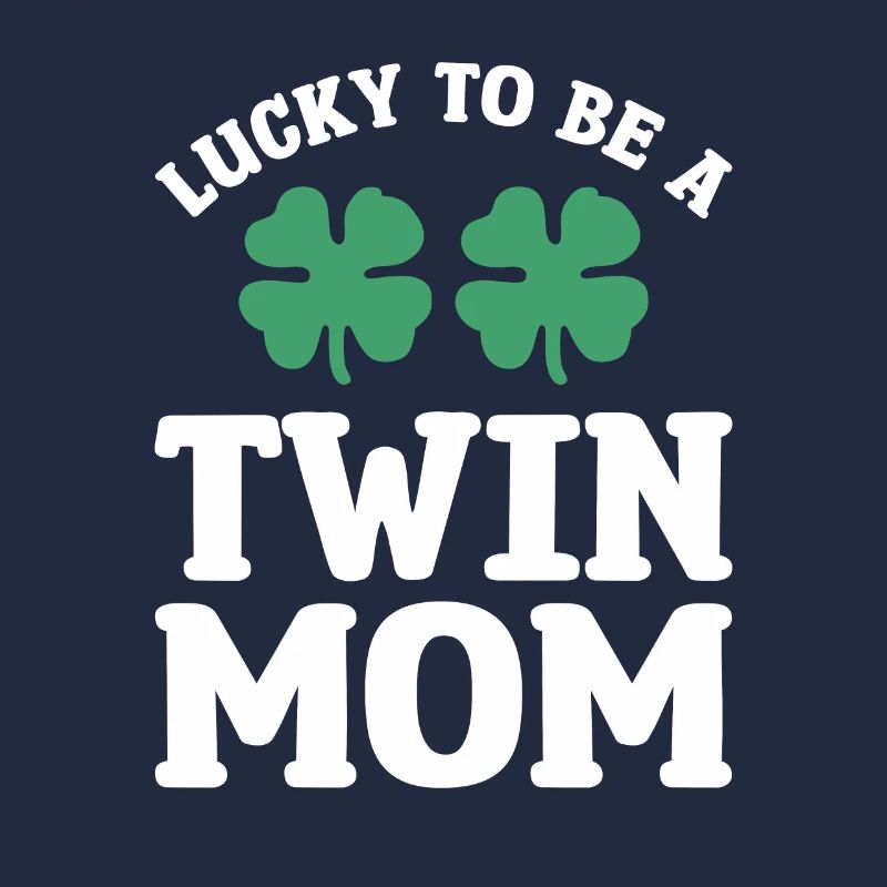 Glücklich, eine Zwillingsmutter zu sein St. Patrick's Day Saint