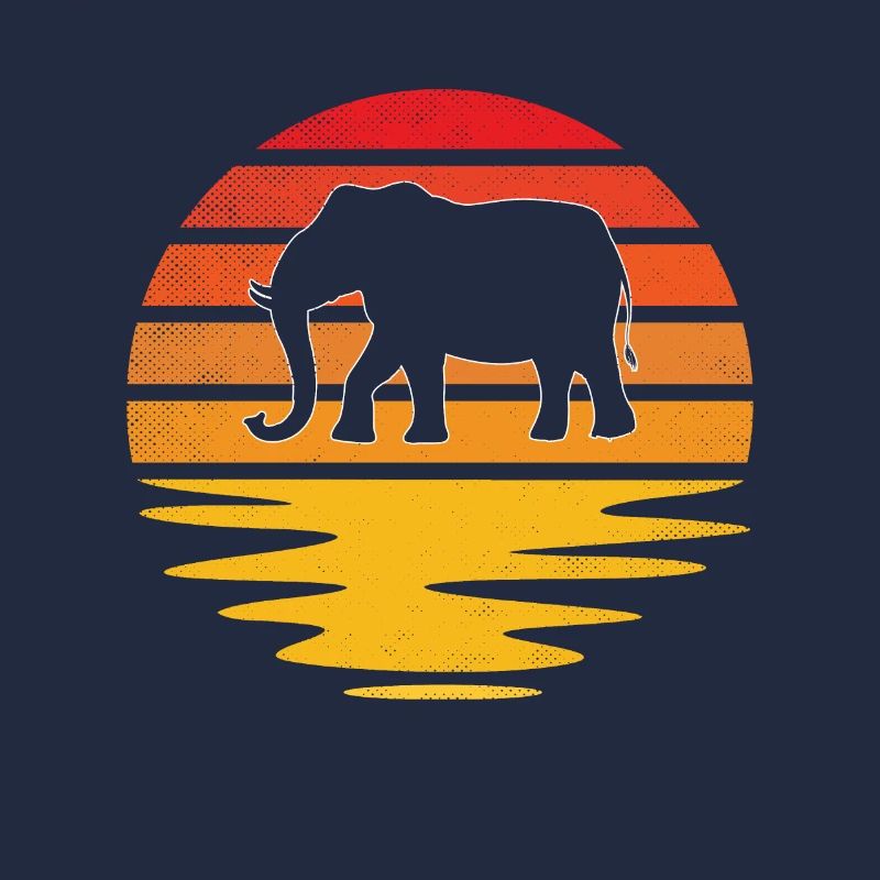 Éléphant Rétro