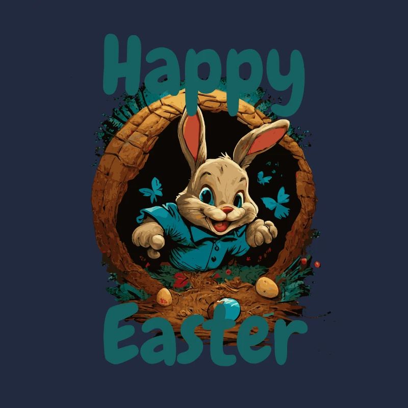 happy Easter Easter in the Easter basket Easter