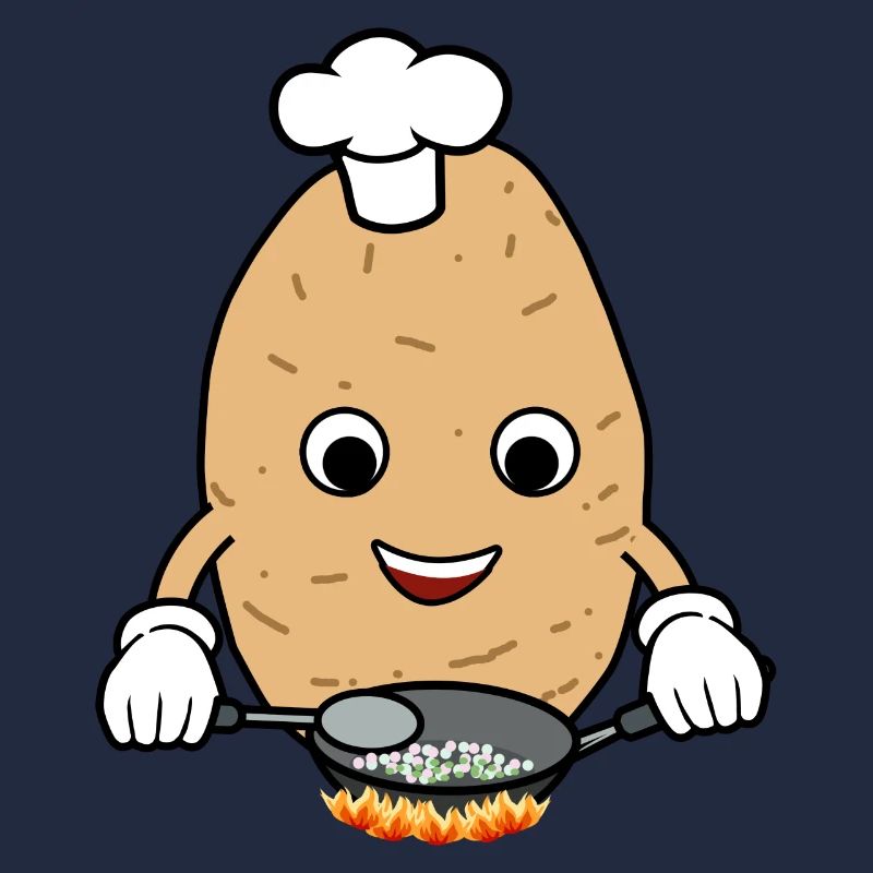 Cuisiner des pommes de terre Funny Hobby Chef
