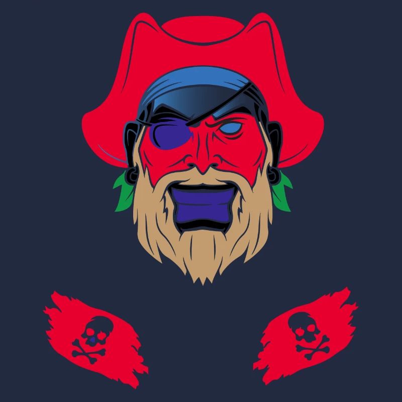 Piratenschädel Design