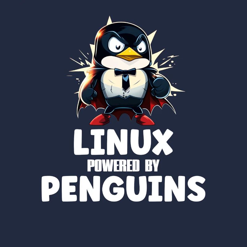Linux Powered By Penguins