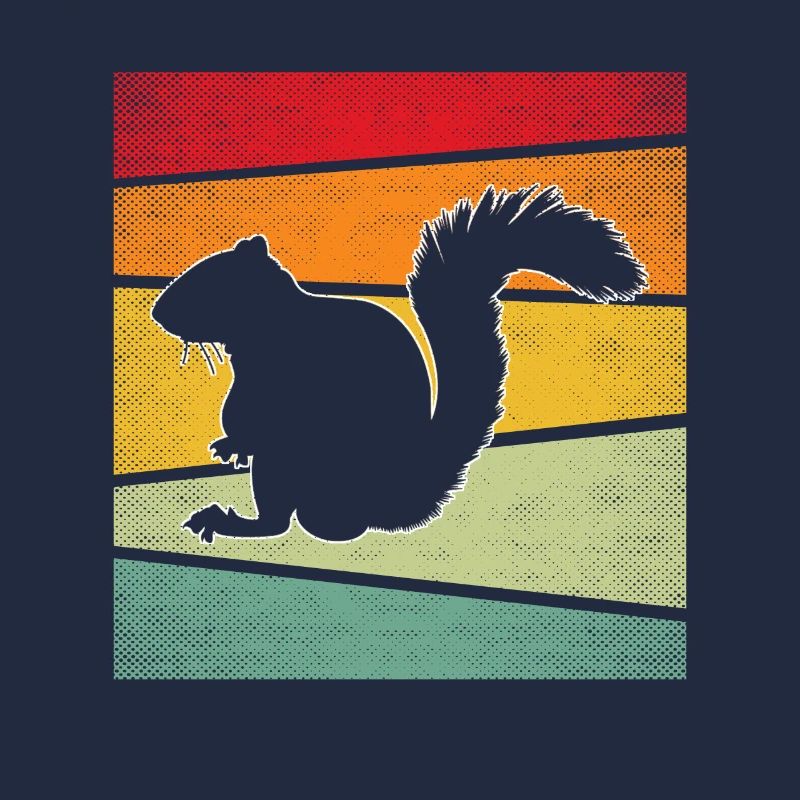 Eichhörnchen retro