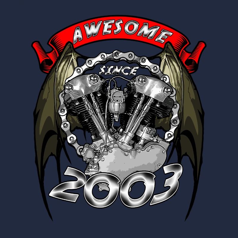 Awesome since 2003, Biker Geburtstag
