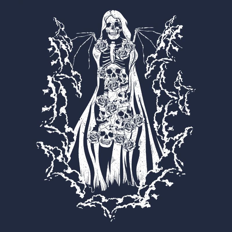 Death Wedding Gothic Bachelorette Bride Skeleton