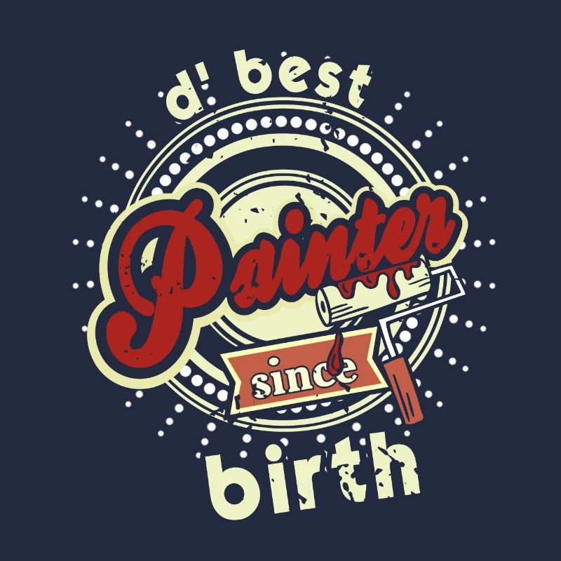 D' Best Painter Since Birth Retro Painter Designs