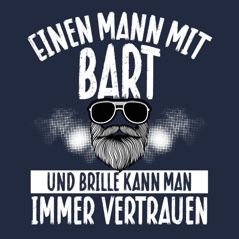 Ein Mann Mit Bart Und Brille