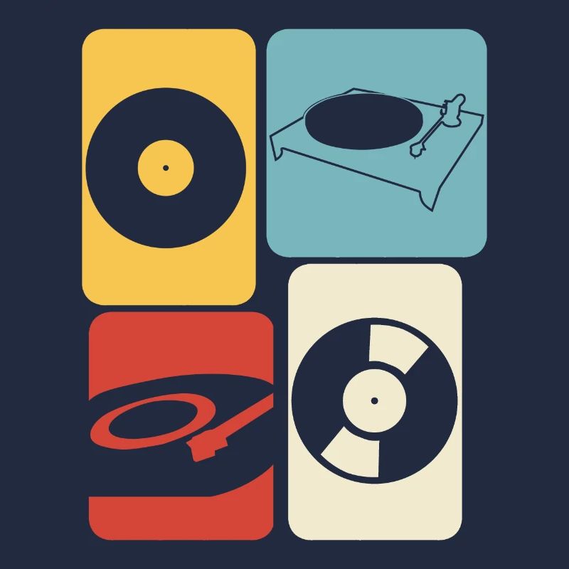 Record Retro Turntable