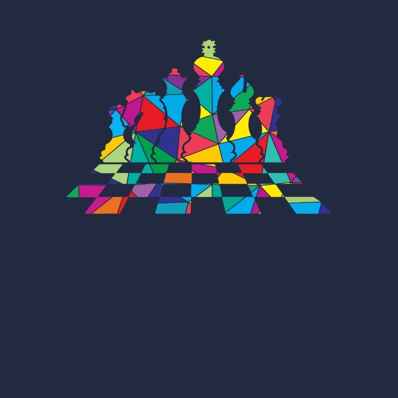 Low Poly Table Game Polygon Chess