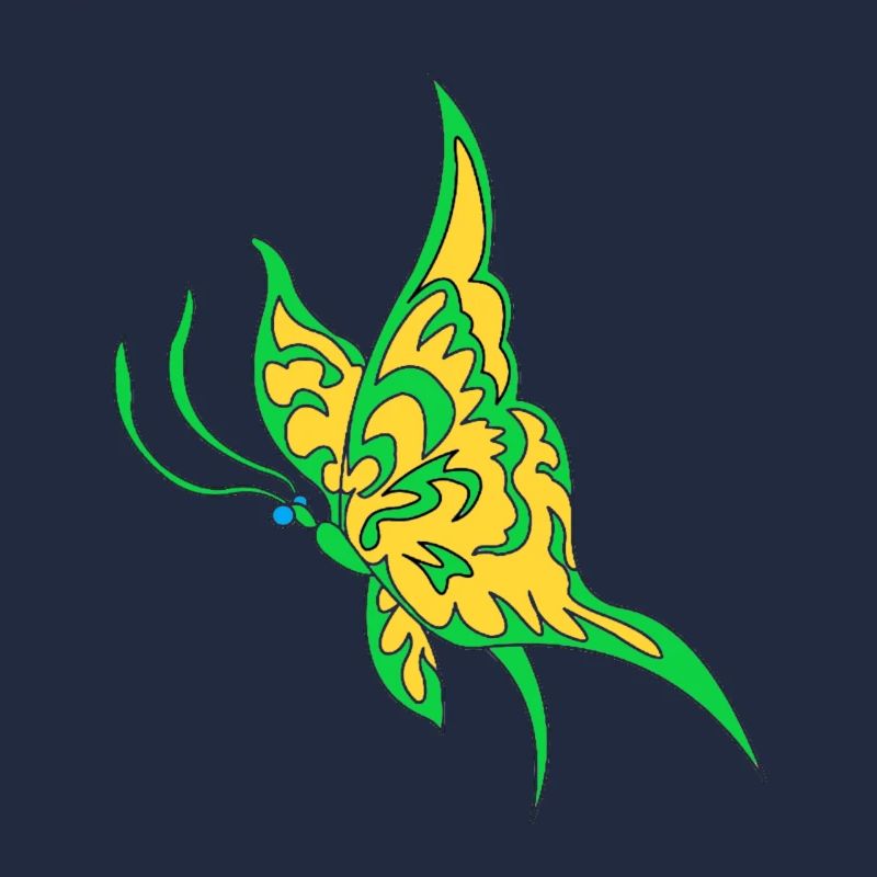 Or vert papillon de nuit