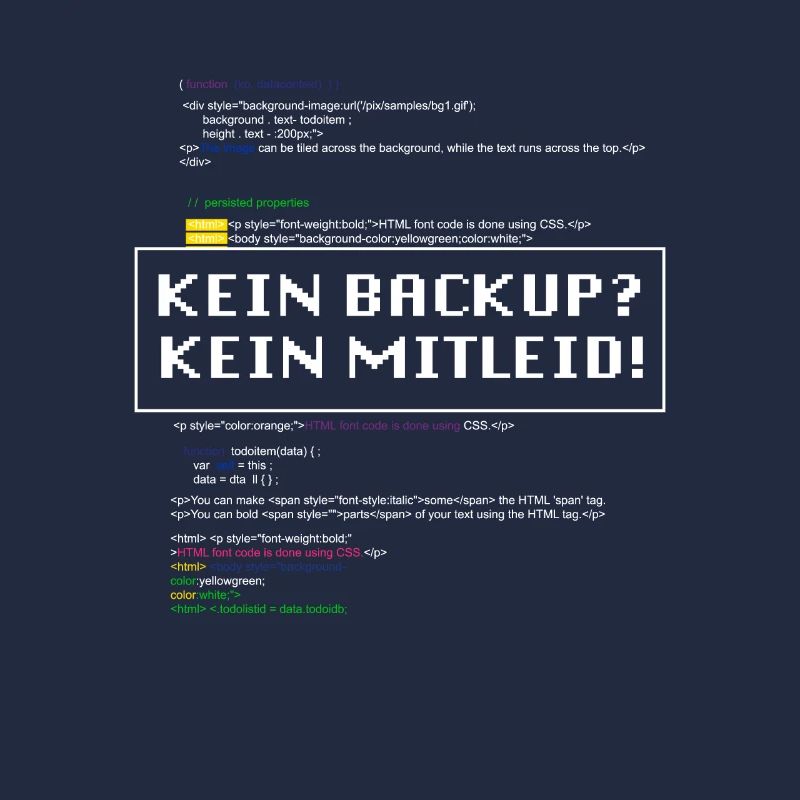 Kein Backup Kein Mitleid IT-Berater Admin