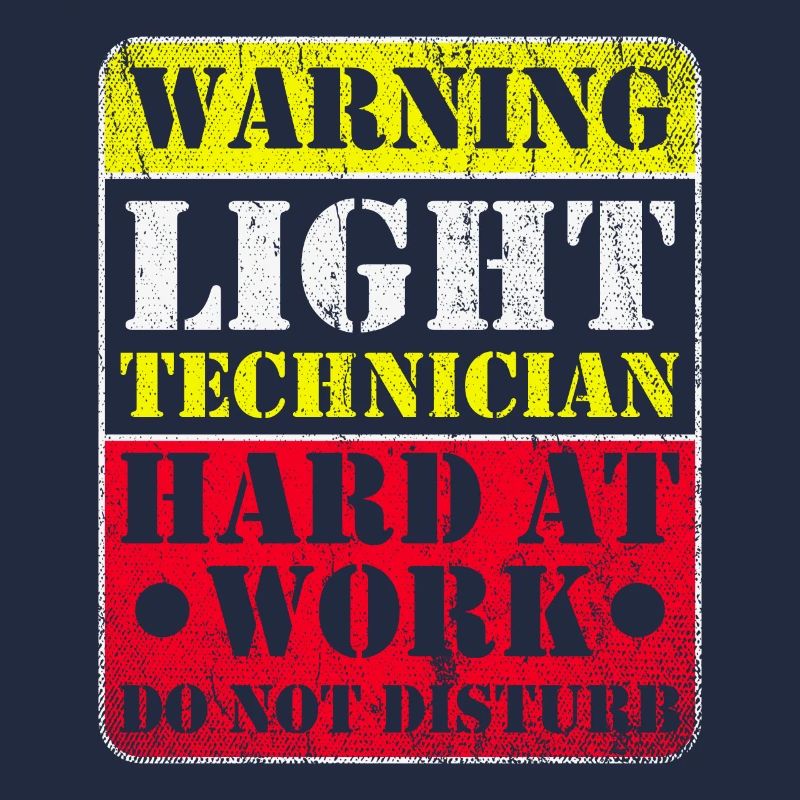 Warning Lightning Technician At Work