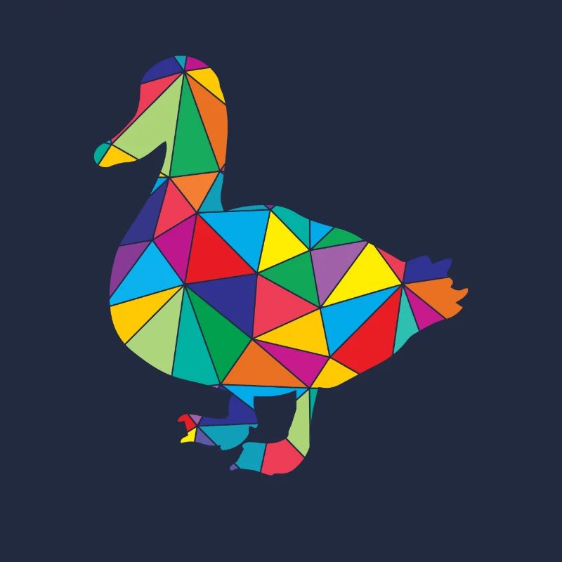 Polygone de canard Low Poly