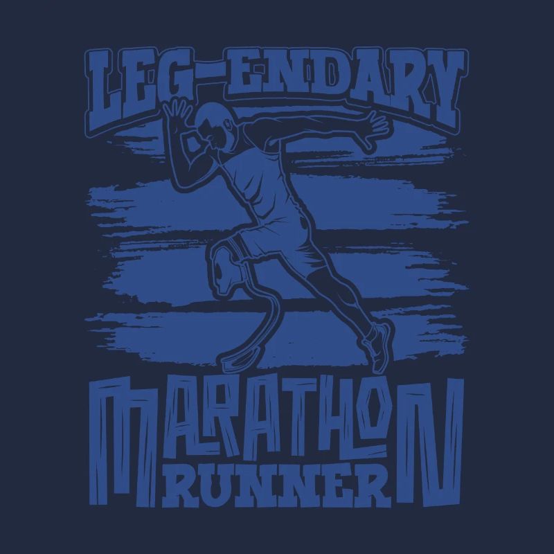Legendärer Marathonläufer - Beinprothese