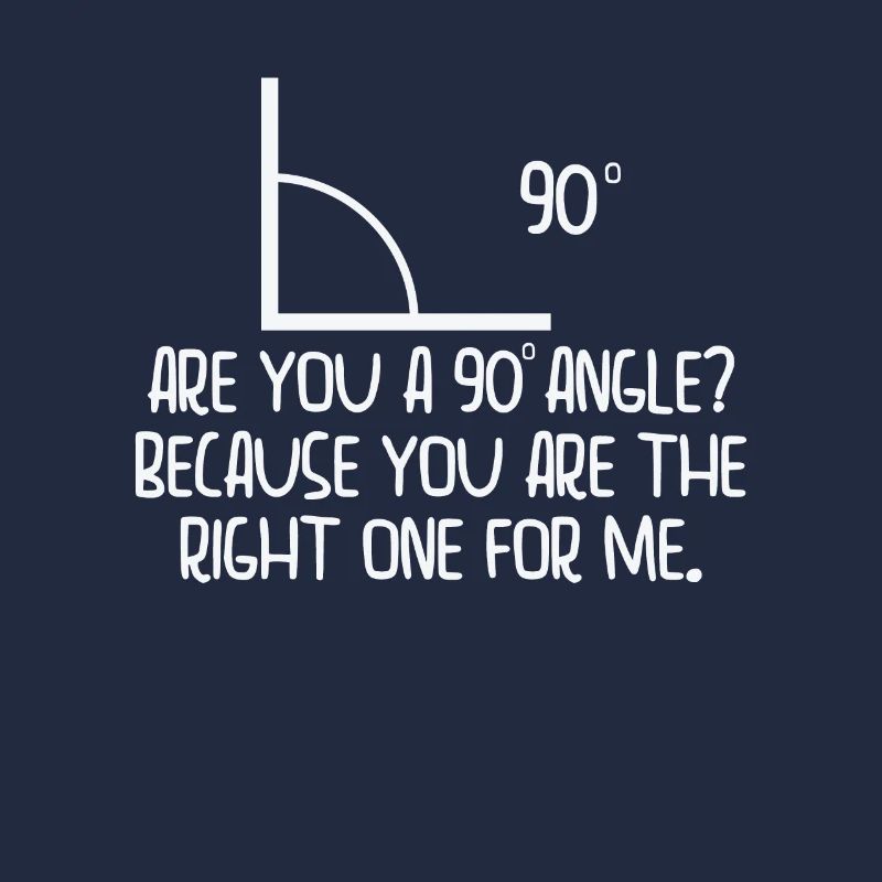 Mathématiques Angle droit Cheesy Pun Math Geek