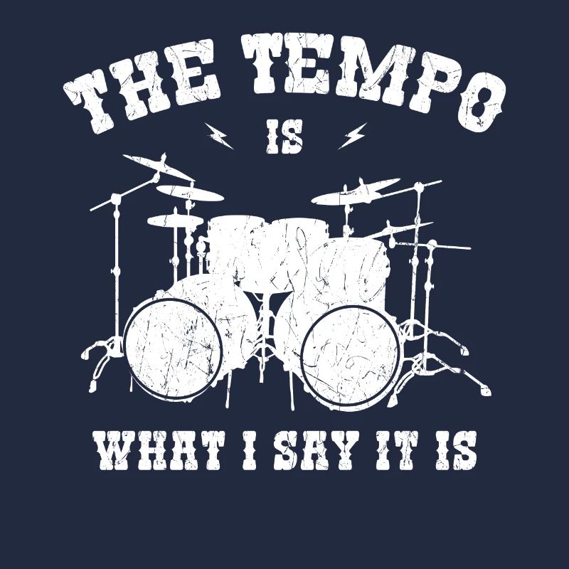 Le tempo de la batterie, c’est ce que je dis, c’est un batteur stupide