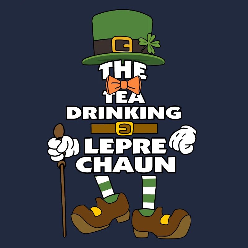 The Tea Drinking Leprechaun St Patrick's Day