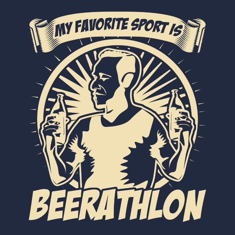 Drinking beer