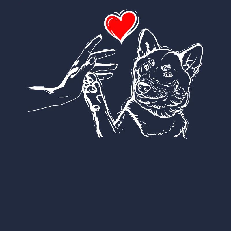 Hund Liebe Hunde High Five