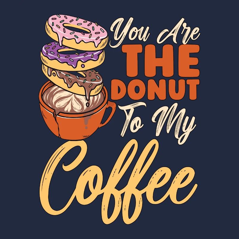 Café et beignets que vous êtes le beignet au petit-déjeuner