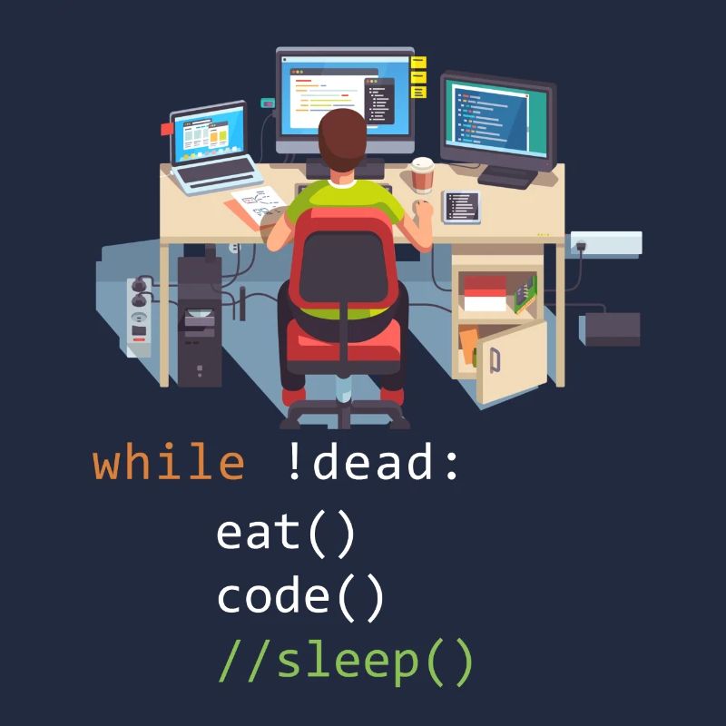 Computer Science Python Programmer Eat Code Sleep