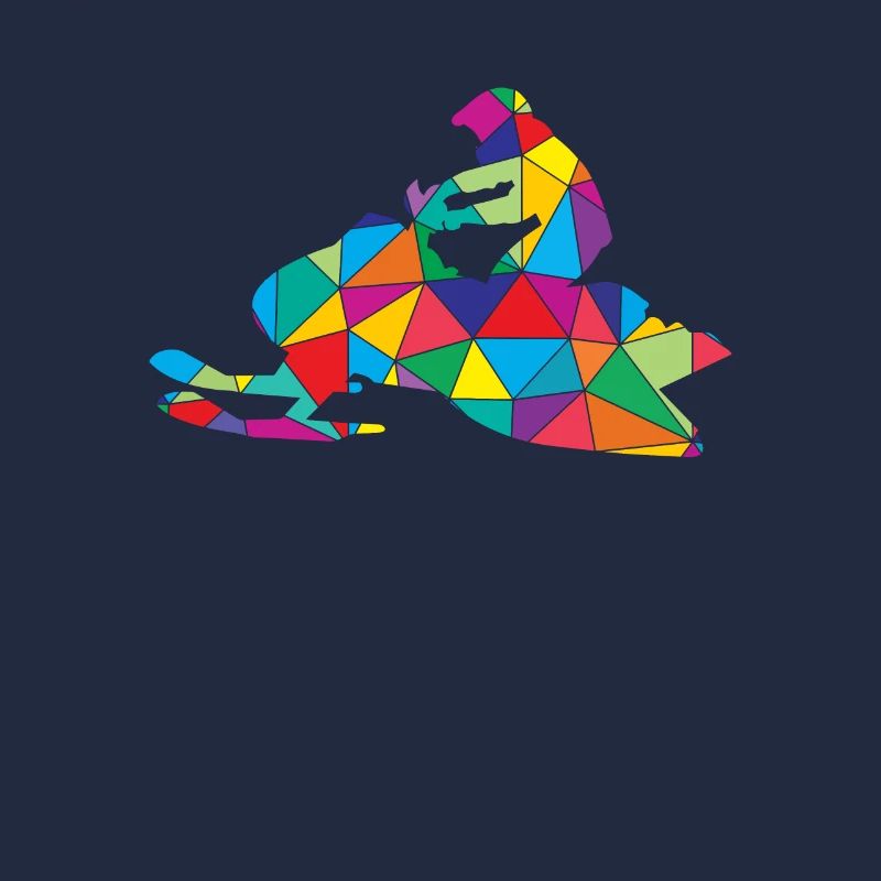 Motoneige Poly Low Poly Skidoo