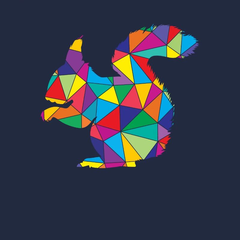 Squirrel Polygon Wild Animal