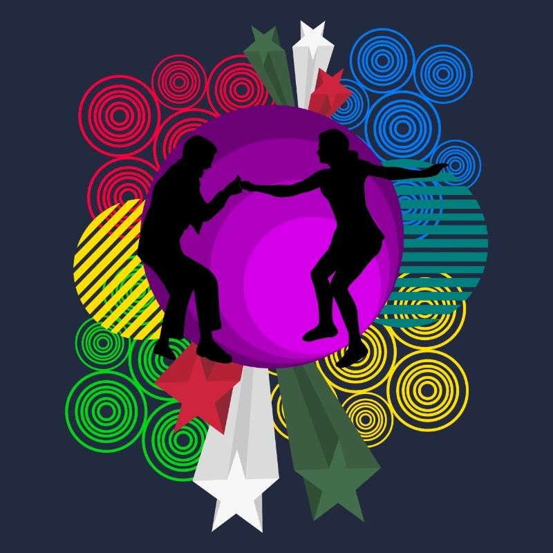 Boogie Woogie Retro Dancing Swing