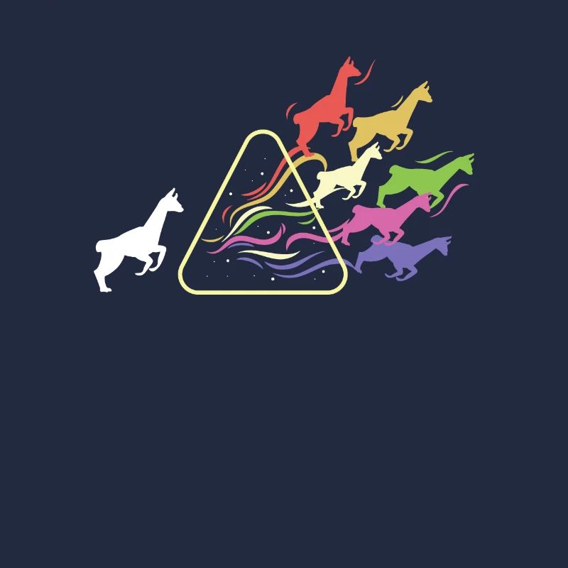 Lama Prism Rainbow Light Funny Physics