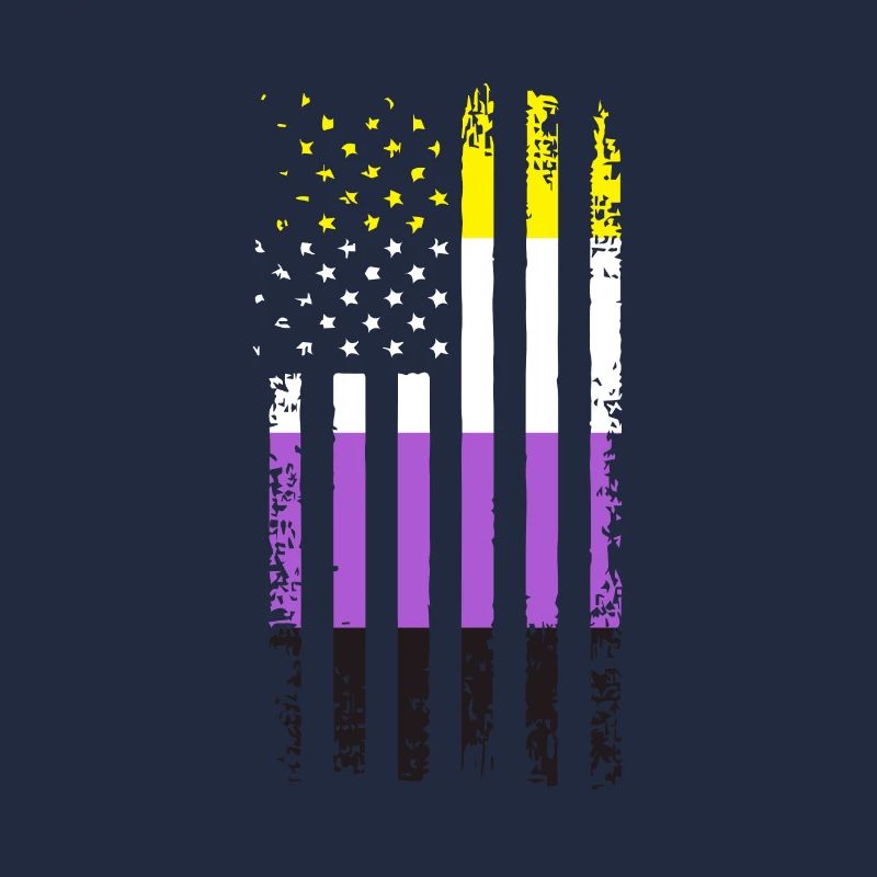 Non Binary Gender Flagge Geschenk