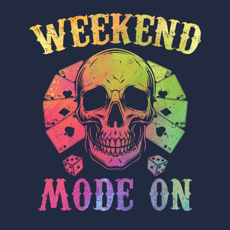 Poker Player Weekend Mode On - Playing Poker