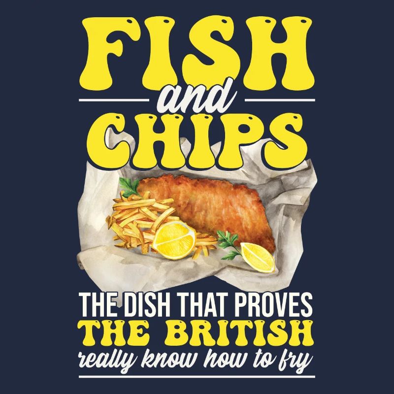 British Food Fish And Chips Funny
