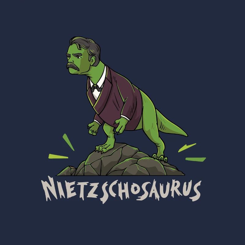 Nietzsche T-Rex Dinosaur Design pour un