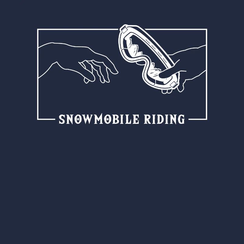 Michelangelo Création d’Adam Snowmobile Driver