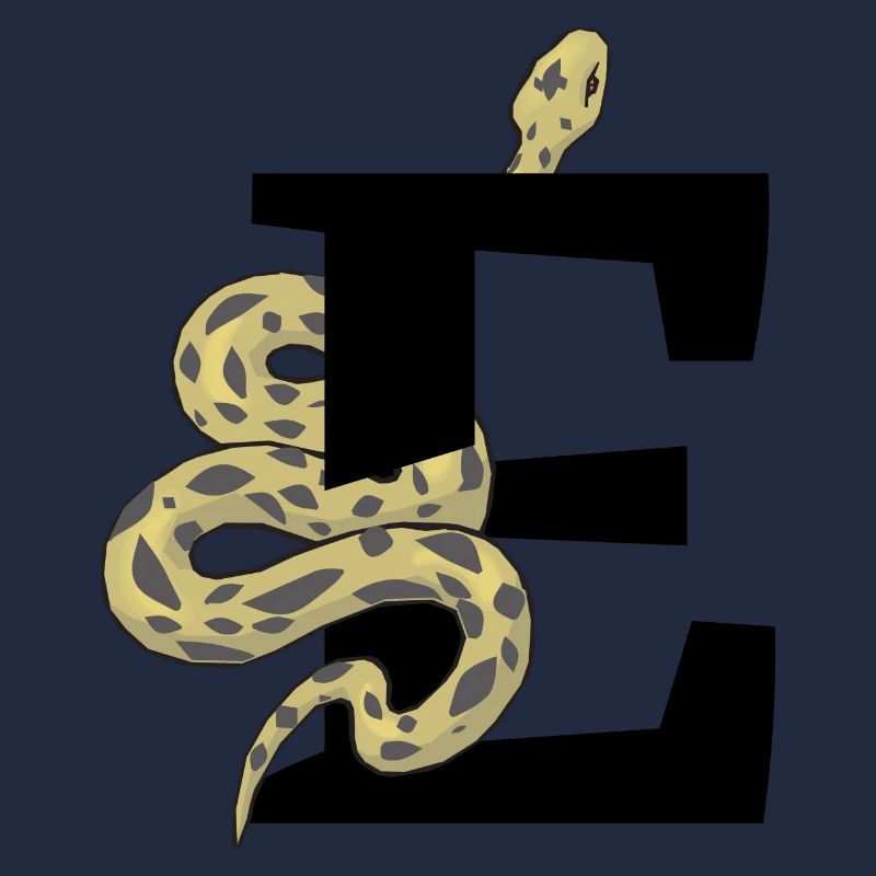 Buchstabe e Schlange
