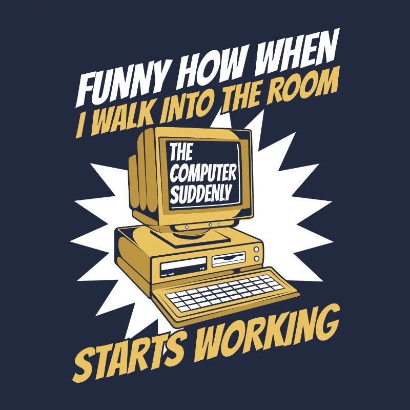 The Computer Suddenly Starts Working Admin