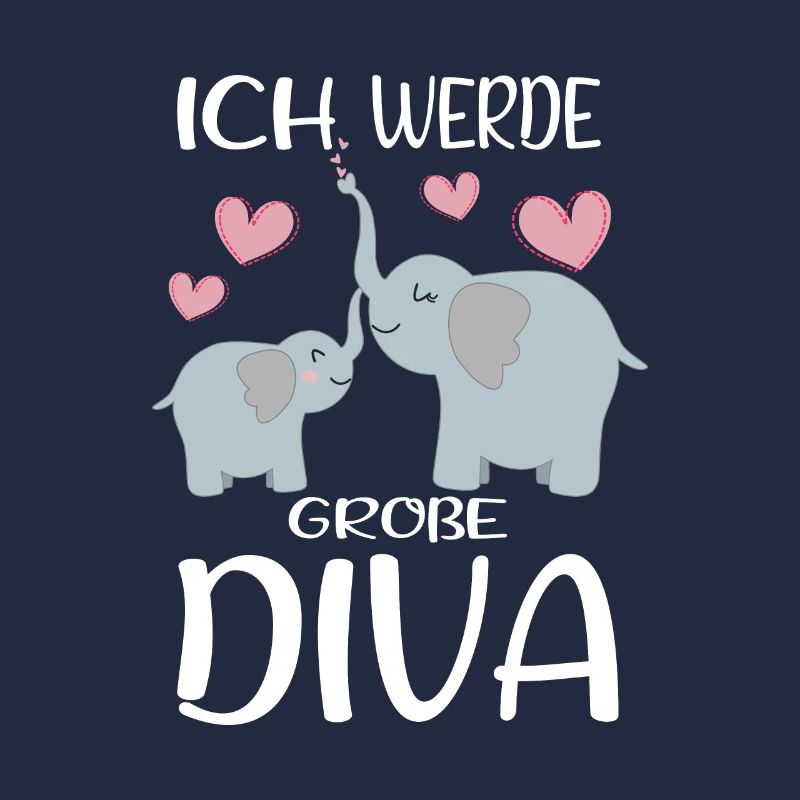 Werde Große Schwester Diva Verkünden Elefanten