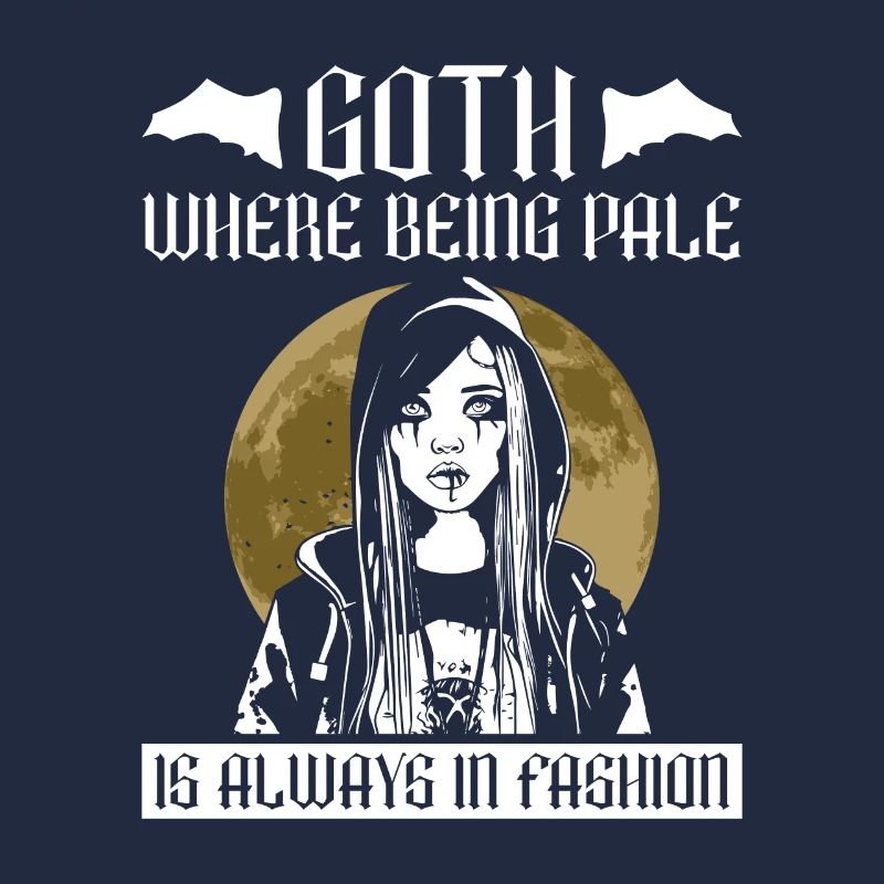 Goth, wo blass sein immer in Mode ist - Moontan