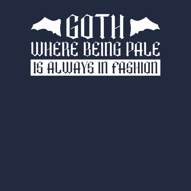 Goth, wo blass sein in Mode ist - Moontan Gothic