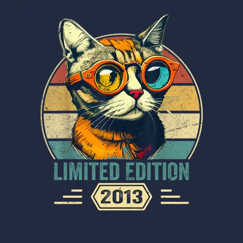 Awesome since 2013 Katze Geburtstag Geschenk