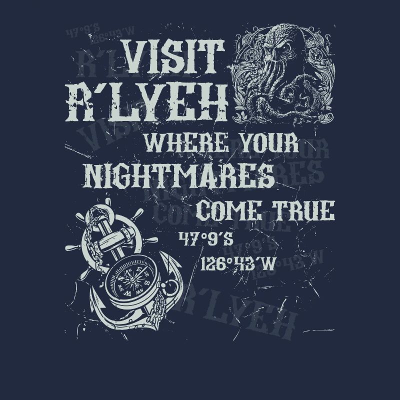 Cthulhu Visit R'lyeh Coordinates, Cosmic Horror
