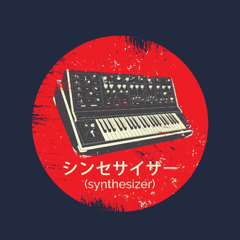 Analoger Synthesizer Techno Retro Vintage Synth