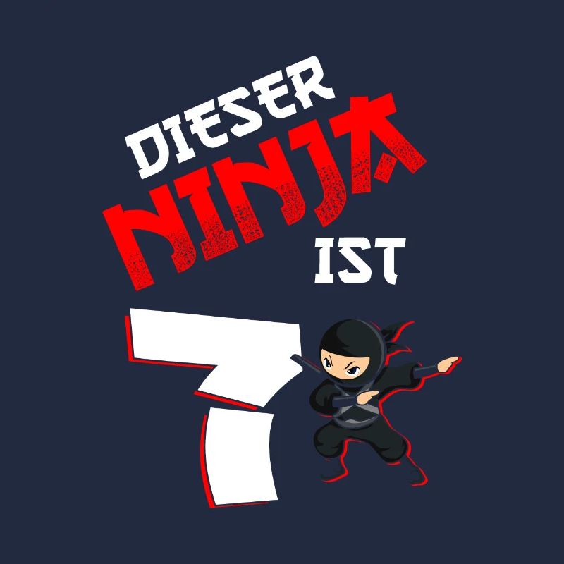 7. Geburtstag Junge 7 Jahre alt