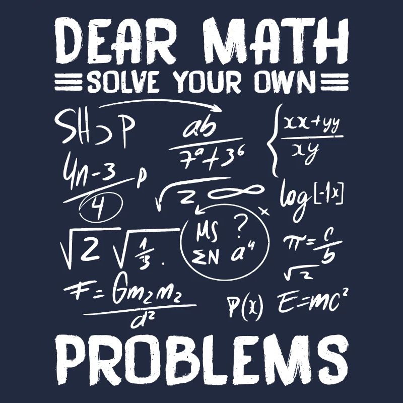 Dear Math, Solve Your Own Problems