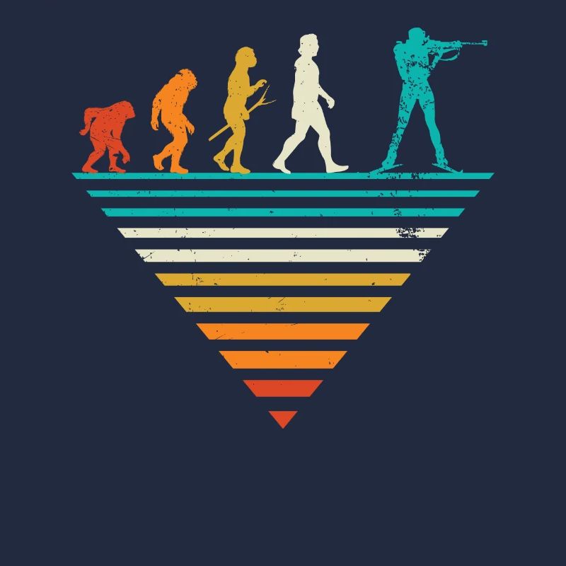 Human Evolution - Vintage Biathlon
